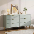 Commode Naturelle à 3 Tiroirs pour Chambre à Coucher, Grande Table de Chevet Commode, Organiseur Moderne en Bois avec Poignées Métalliques et Dispositif Anti-Basculement