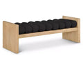 Meridian Furniture,Waverly Boucle Fabric Bench
