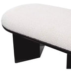 Meridian Furniture, Banc en Tissu Bouclé Wilshire