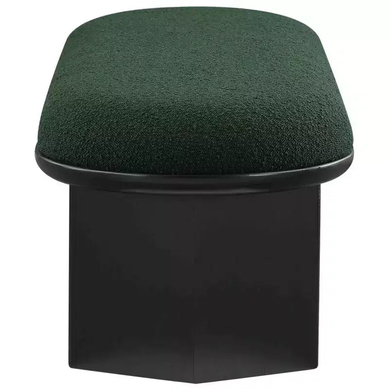 Meridian Furniture, Banc en Tissu Bouclé Wilshire