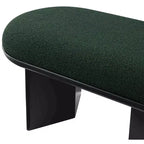 Meridian Furniture, Banc en Tissu Bouclé Wilshire