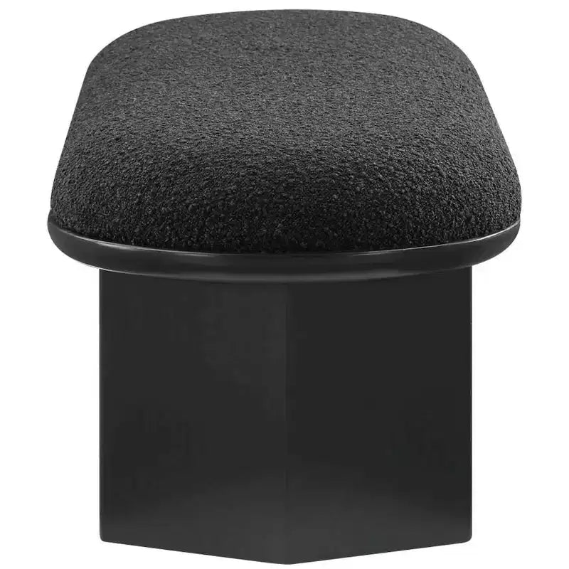 Meridian Furniture, Banc en Tissu Bouclé Wilshire
