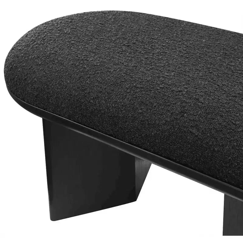 Meridian Furniture, Banc en Tissu Bouclé Wilshire