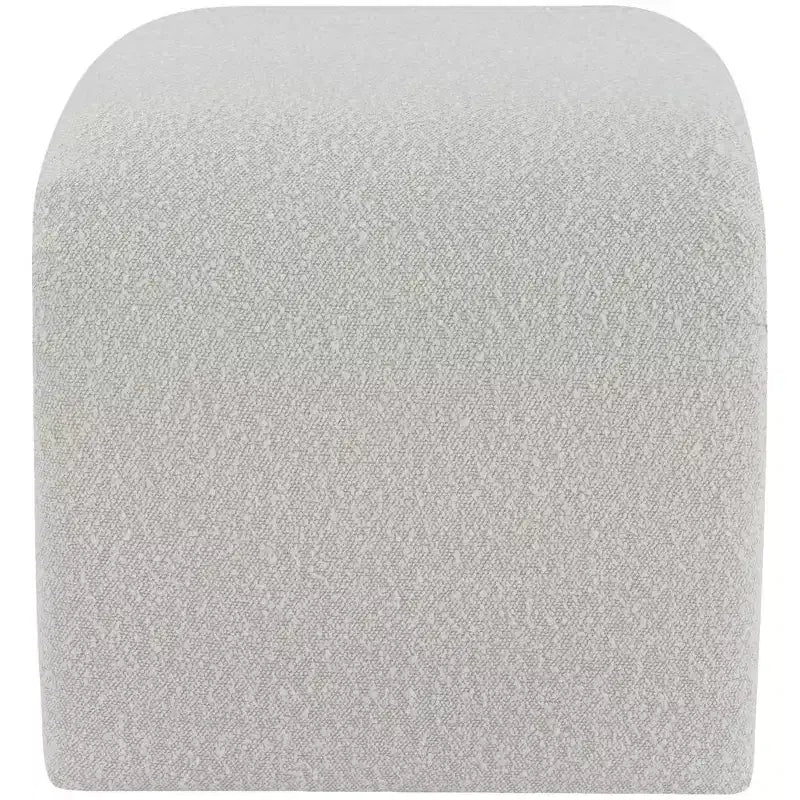 Meridian Furniture,Banc Odelia en tissu bouclé
