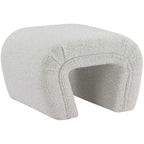 Meridian Furniture,Banc Odelia en tissu bouclé