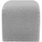 Meridian Furniture,Banc Odelia en tissu bouclé