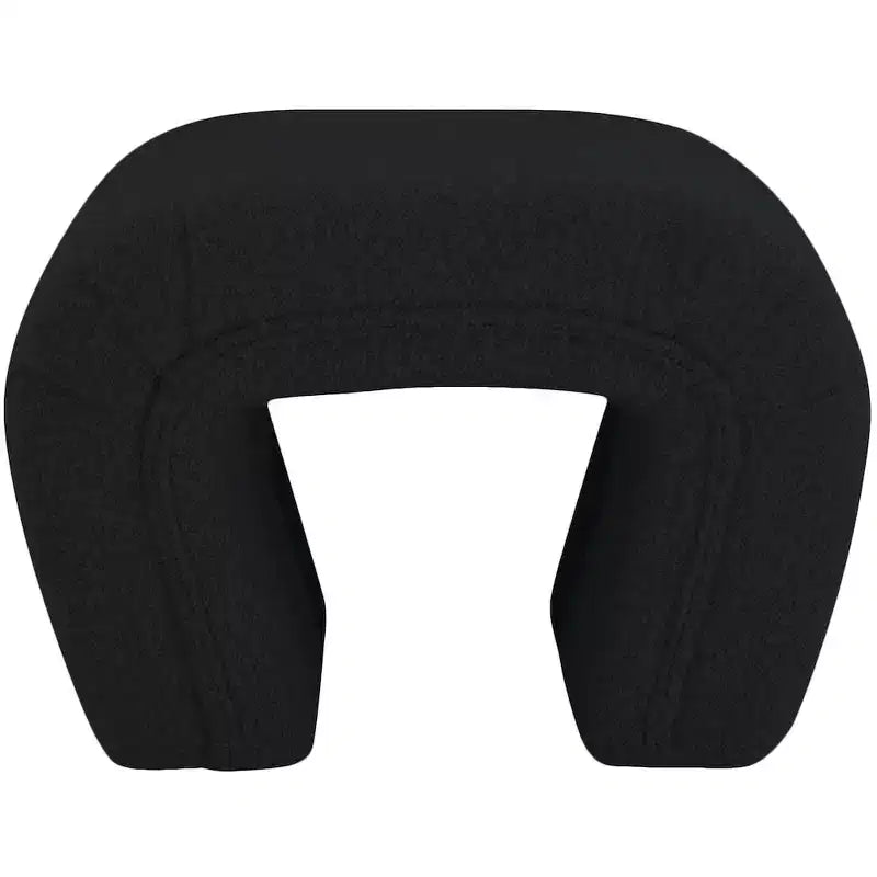 Meridian Furniture,Banc Odelia en tissu bouclé