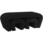 Meridian Furniture,Odelia Boucle Fabric Bench