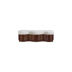 Meridian Furniture, Banc en Tissu Velours Fourrure Savoy