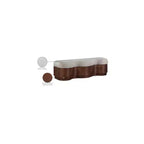 Meridian Furniture, Banc en Tissu Velours Fourrure Savoy