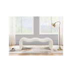 Meridian Furniture, Banc en tissu chenille Willow