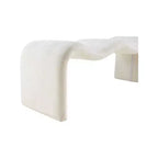 Meridian Furniture, Banc en tissu chenille Willow