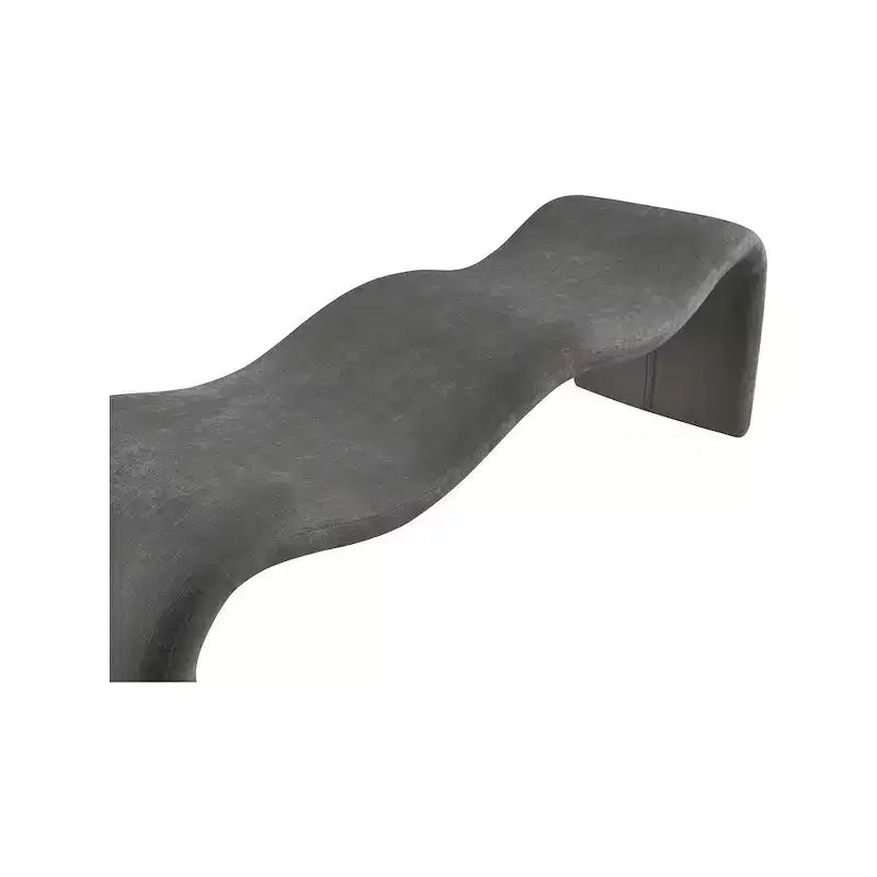 Meridian Furniture, Banc en tissu chenille Willow