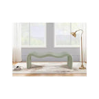 Meridian Furniture, Banc en tissu chenille Willow