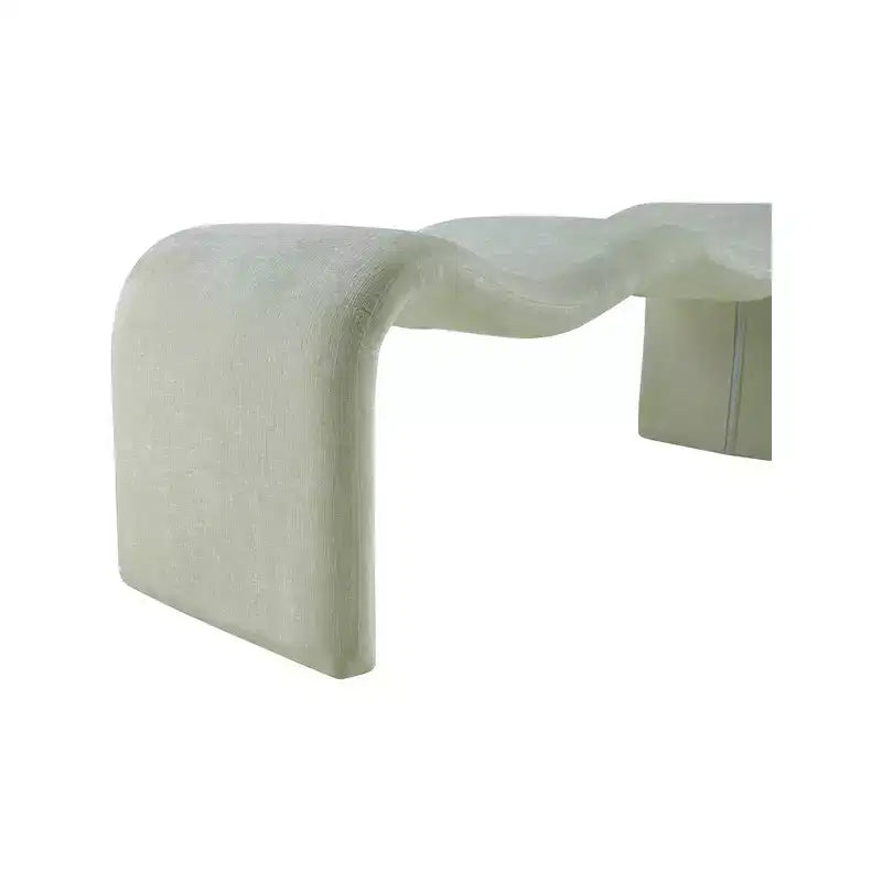 Meridian Furniture, Banc en tissu chenille Willow