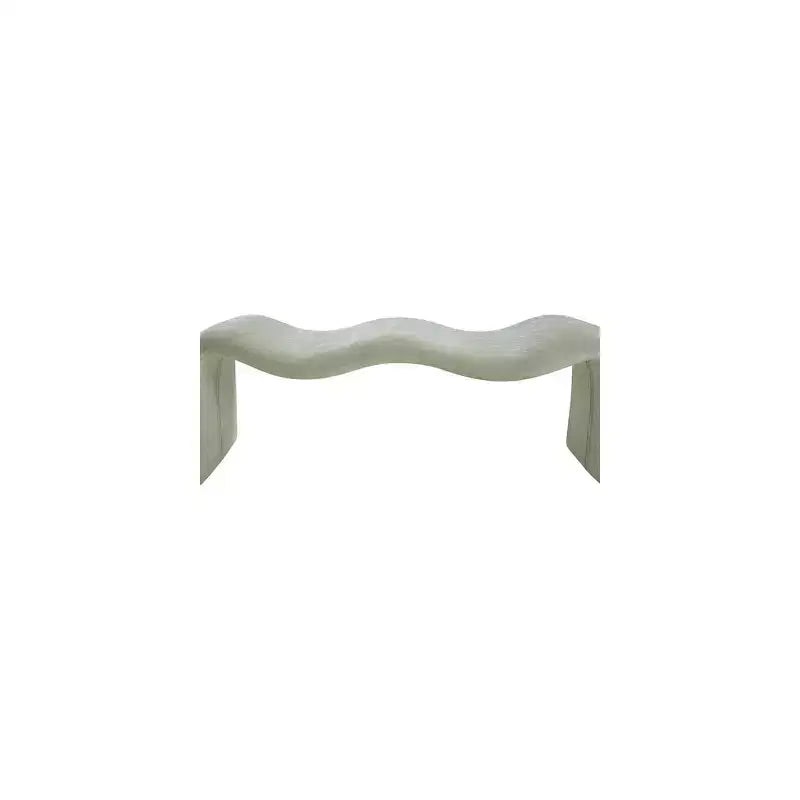 Meridian Furniture, Banc en tissu chenille Willow