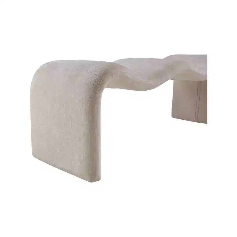 Meridian Furniture, Banc en tissu chenille Willow