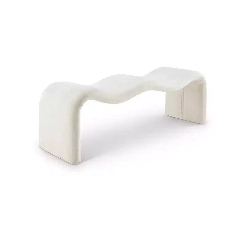 Meridian Furniture, Banc en tissu chenille Willow