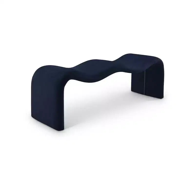 Meridian Furniture, Banc en tissu chenille Willow