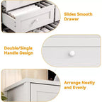 Commode Acekool à 12 tiroirs, grande commode moderne pour chambre à coucher, meuble TV pour téléviseur de 65 pouces, meuble de rangement en bois pour salon, couloir