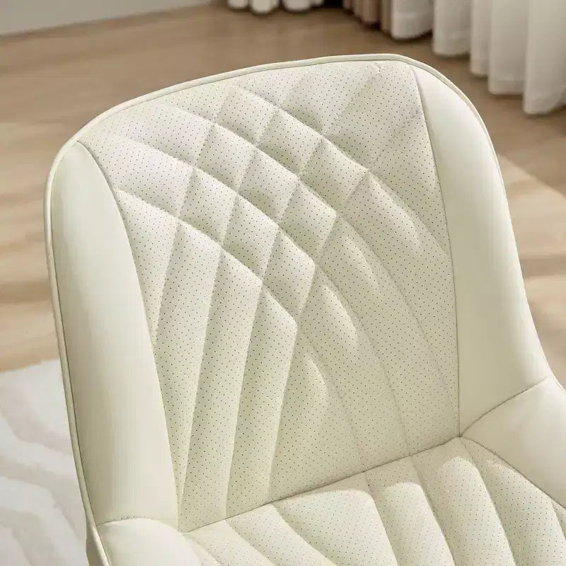 CLIHOME Lot de 2 Chaises de Salle à Manger, Chaises de Cuisine Rembourrées en Similicuir de Style Moderne du Milieu du Siècle