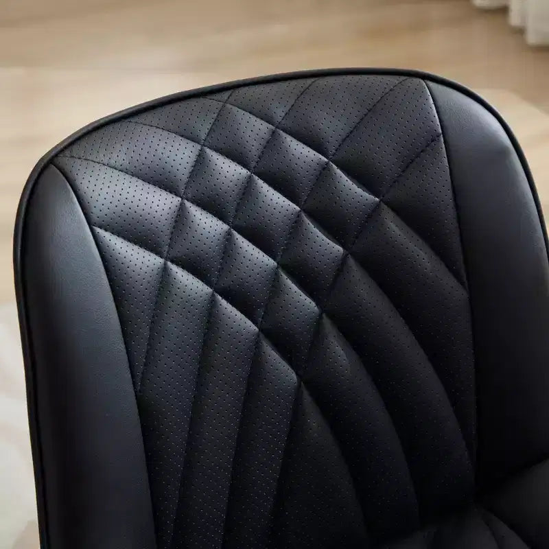 CLIHOME Lot de 2 Chaises de Salle à Manger, Chaises de Cuisine Rembourrées en Similicuir de Style Moderne du Milieu du Siècle