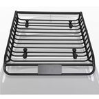 Panier de toit, 160 x 109 x 16 cm, en acier robuste antirouille – Capacité de 136 kg, universel pour SUV, voiture, camion.