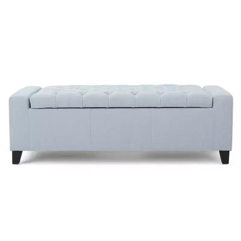 Banc rembourré TUYOHW avec coussin moelleux, banc moderne pour salon et chambre à coucher, banc confortable pour adultes