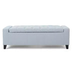 Banc rembourré TUYOHW avec coussin moelleux, banc moderne pour salon et chambre à coucher, banc confortable pour adultes