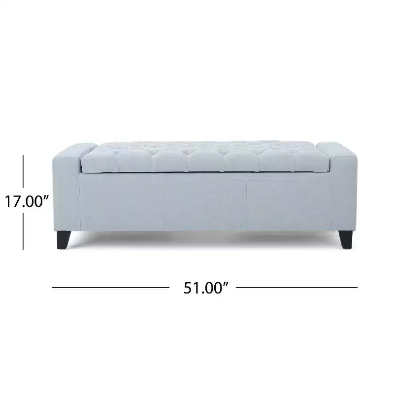 Banc rembourré TUYOHW avec coussin moelleux, banc moderne pour salon et chambre à coucher, banc confortable pour adultes