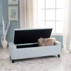 Banc rembourré TUYOHW avec coussin moelleux, banc moderne pour salon et chambre à coucher, banc confortable pour adultes