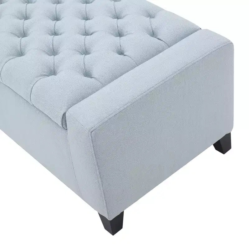 Banc rembourré TUYOHW avec coussin moelleux, banc moderne pour salon et chambre à coucher, banc confortable pour adultes