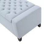 Banc rembourré TUYOHW avec coussin moelleux, banc moderne pour salon et chambre à coucher, banc confortable pour adultes