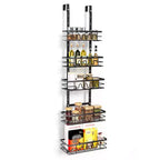 Organisateur de garde-manger à suspendre, rangement et organisation de garde-manger, étagères à épices faciles à installer pour garde-manger, cuisine, salle de bain et porte d'armoire