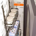 Organisateur de garde-manger à suspendre, rangement et organisation de garde-manger, étagères à épices faciles à installer pour garde-manger, cuisine, salle de bain et porte d'armoire