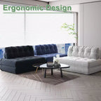 Canapé-lit pliable, canapé-futon, canapé-lit pliable pour salon, fauteuil convertible avec oreiller matelas pliable et soutien dorsal