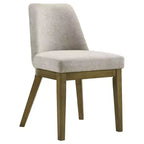 Coaster, Castlewood Chaise de salle à manger capitonnée Chêne brun (Lot de 2)