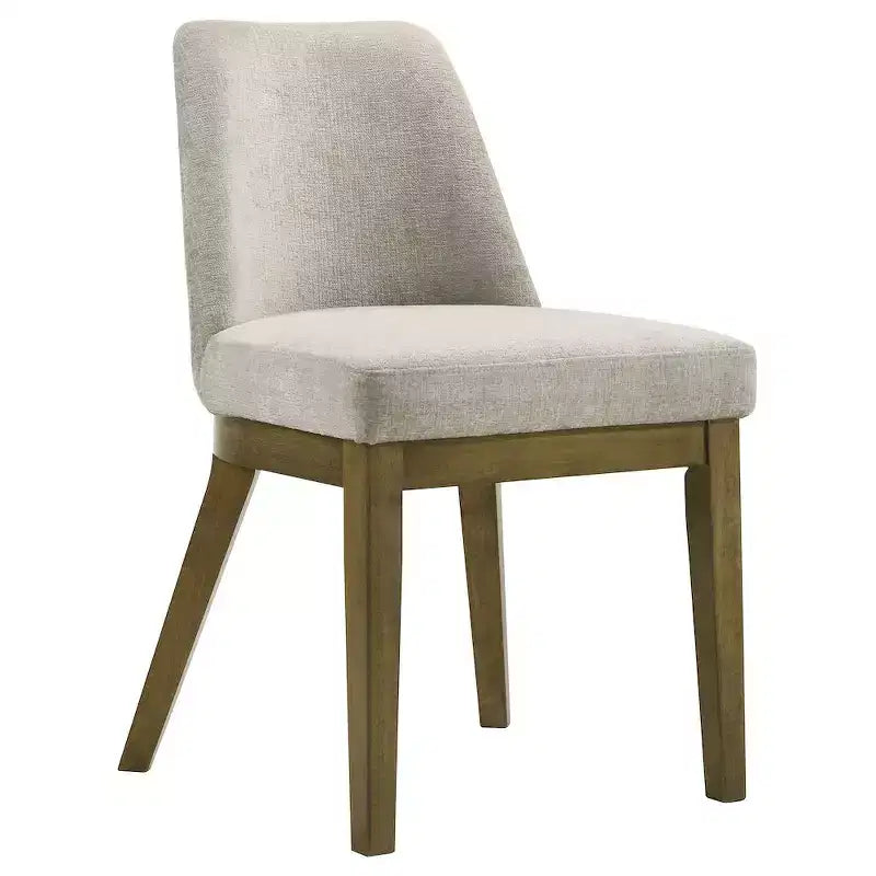 Coaster, Castlewood Chaise de salle à manger capitonnée Chêne brun (Lot de 2)