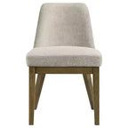 Coaster, Castlewood Chaise de salle à manger capitonnée Chêne brun (Lot de 2)