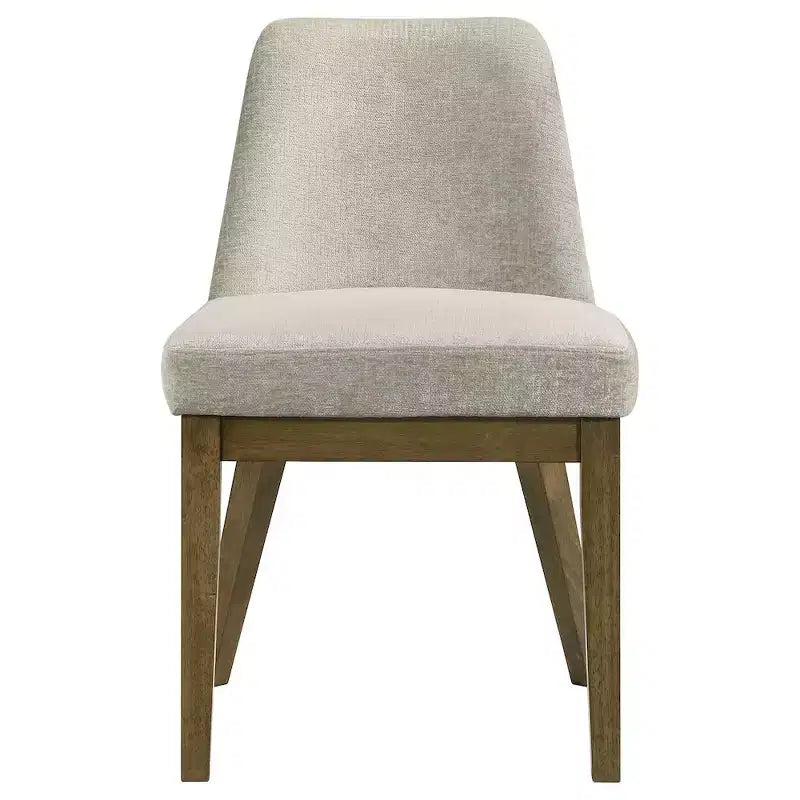 Coaster, Castlewood Chaise de salle à manger capitonnée Chêne brun (Lot de 2)