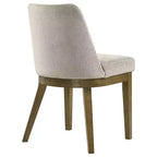 Coaster, Castlewood Chaise de salle à manger capitonnée Chêne brun (Lot de 2)