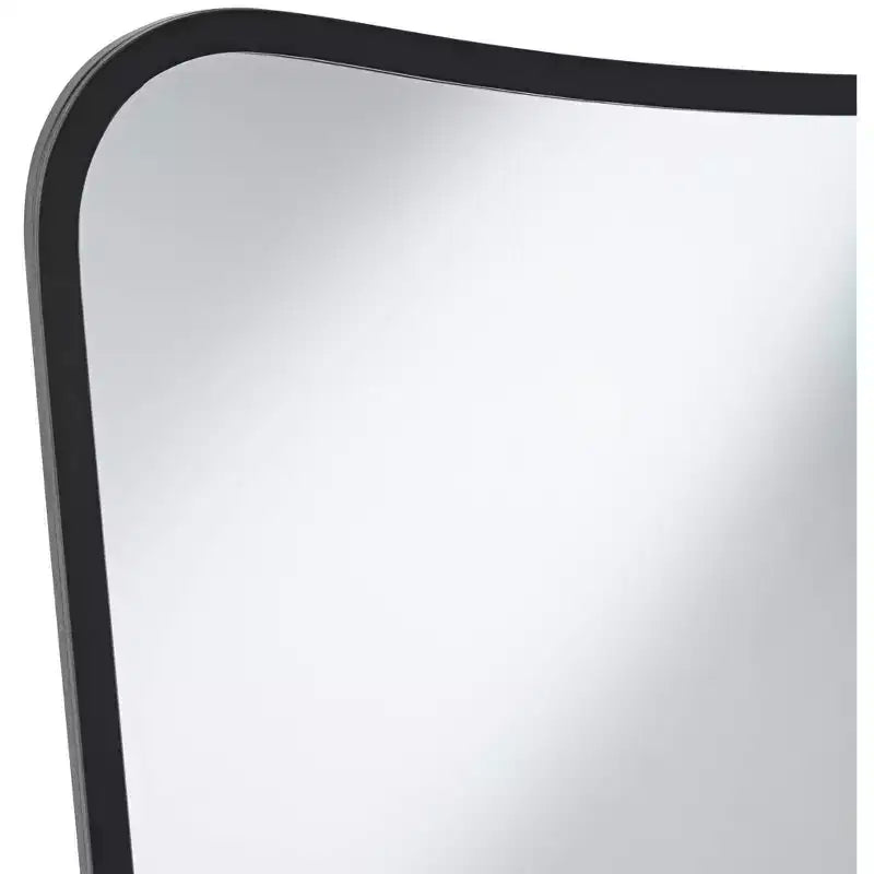 Miroir Mural Uttermost Segundo en Métal Noir 22 x 34