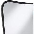 Miroir Mural Uttermost Segundo en Métal Noir 22 x 34