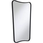 Miroir Mural Uttermost Segundo en Métal Noir 22 x 34