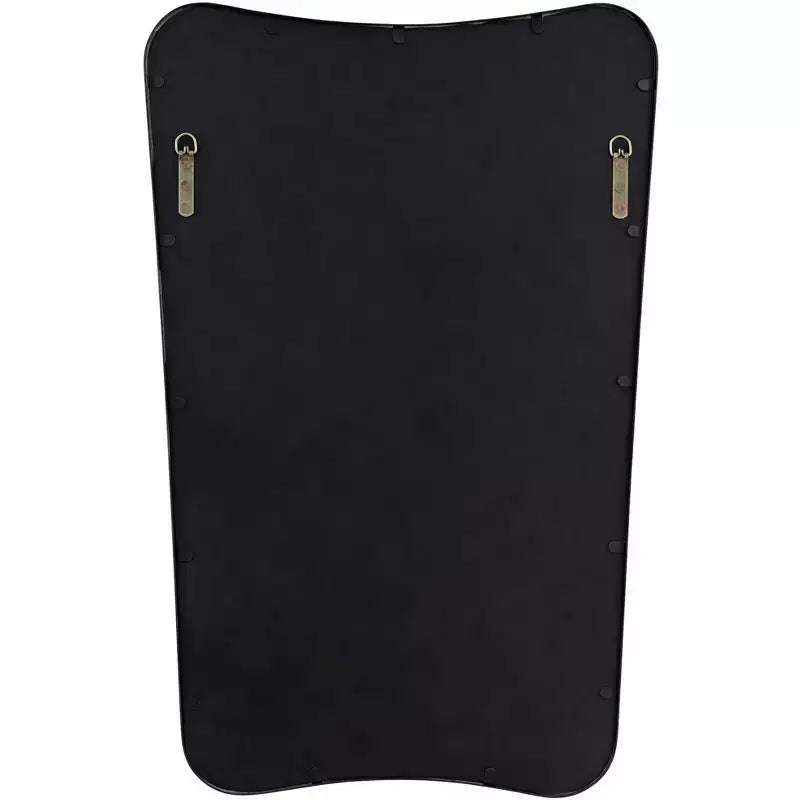 Miroir Mural Uttermost Segundo en Métal Noir 22 x 34