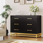 6-Drawer Tall Chest Dresser - Space-Saving Storage with Soft-Close Drawers & Anti-Tip Kit