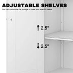 Meuble de rangement de salle de bain Hyleory, meuble de rangement de salle de bain autoportant avec 2 étagères réglables, 30 x 60 x 80 cm