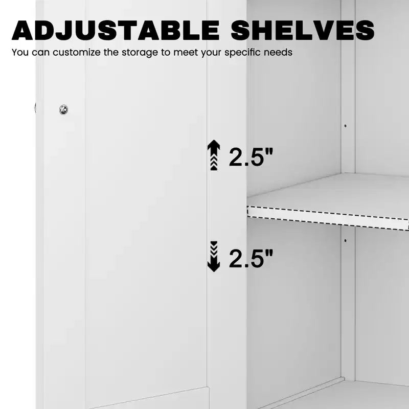 Meuble de rangement de salle de bain Hyleory, meuble de rangement de salle de bain autoportant avec 2 étagères réglables, 30 x 60 x 80 cm