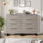 Commode verticale à 4 tiroirs de 41,5 po – Armoire de rangement en bois autoportante pour chambre à coucher ou salon