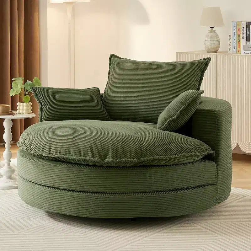 Fauteuil pivotant Merax 360 avec double coussin